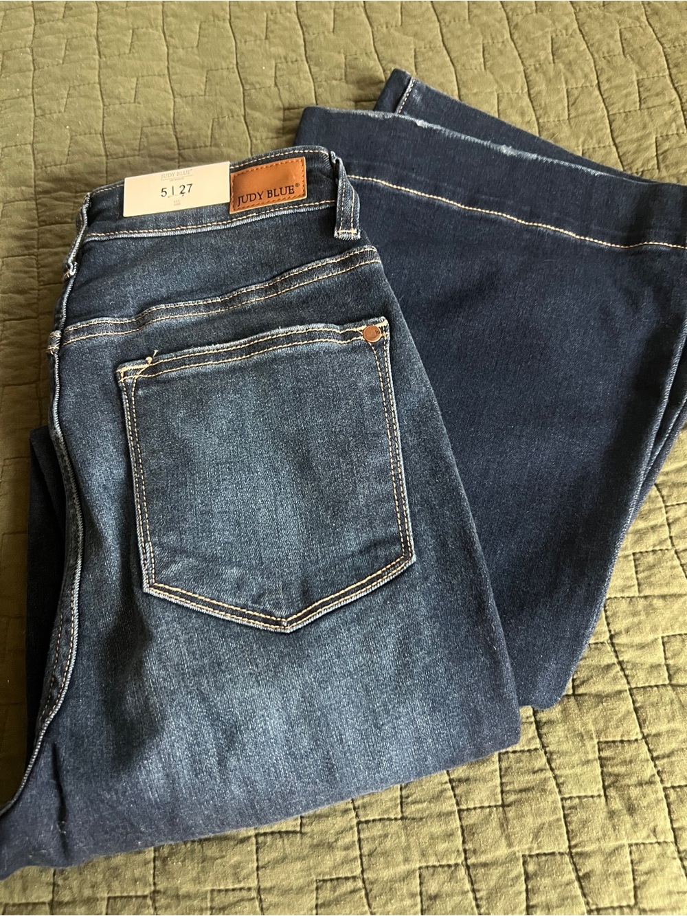 Judy Blue Dark Blue Flare Jeans